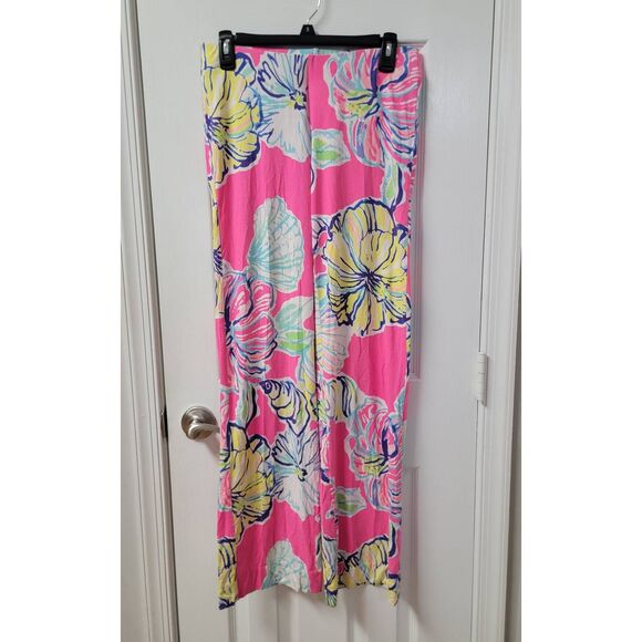 Lilly Pulitzer Georgia May Palazzo Flare Leg Pants S - Picture 2 of 8